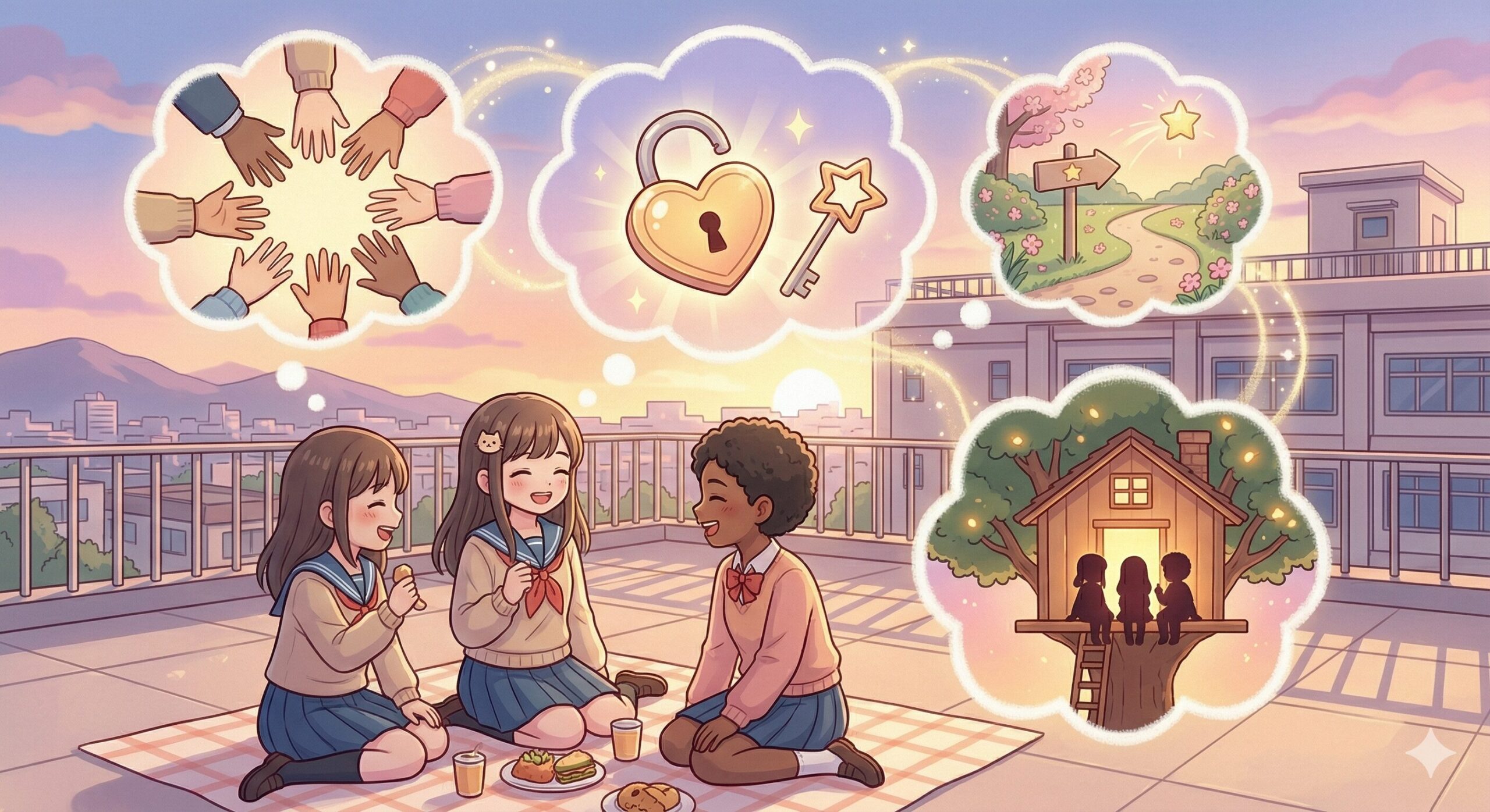 学校で友達と過ごす夢の意味