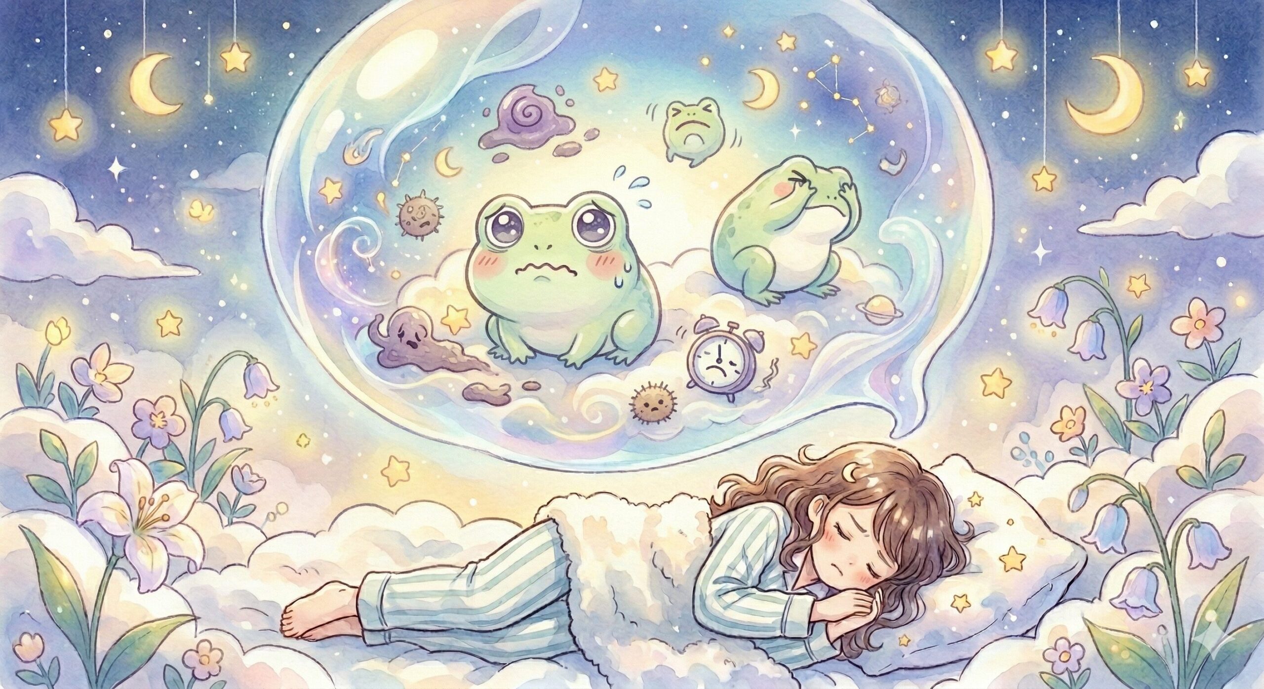 カエルが気持ち悪い夢の意味