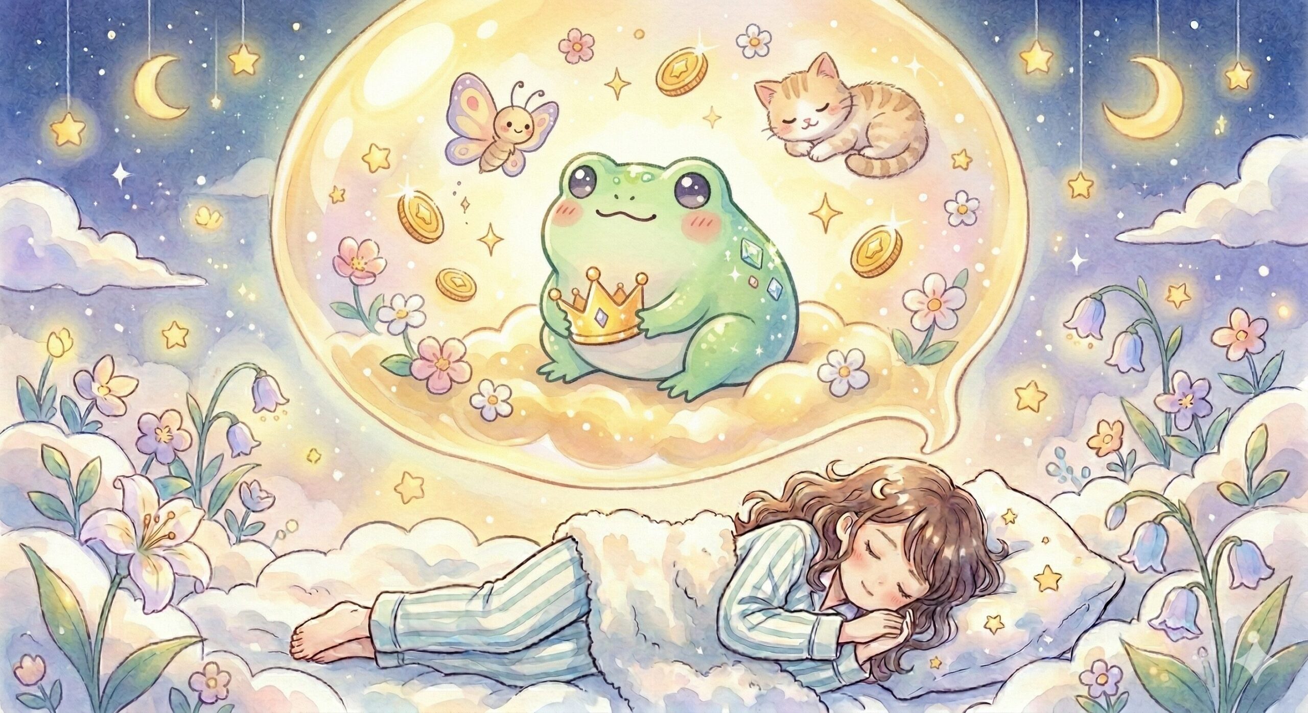 可愛いカエルの夢の意味