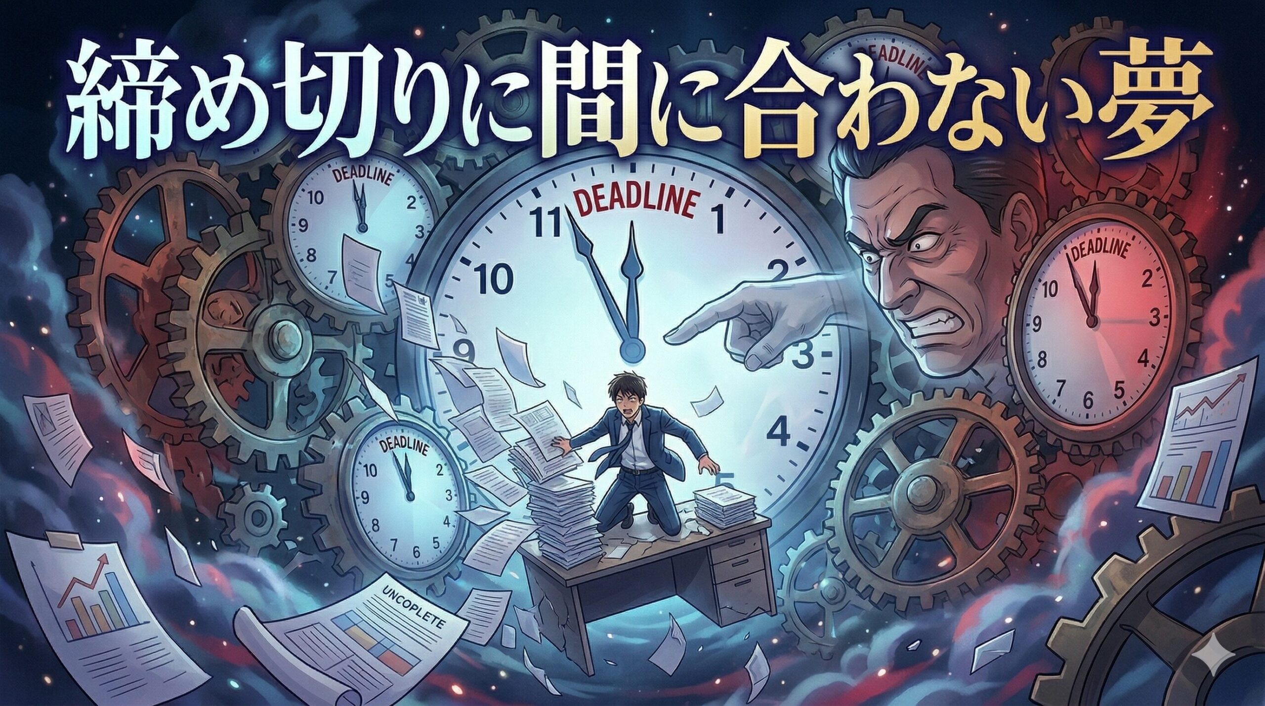 締め切りに間に合わない夢の意味