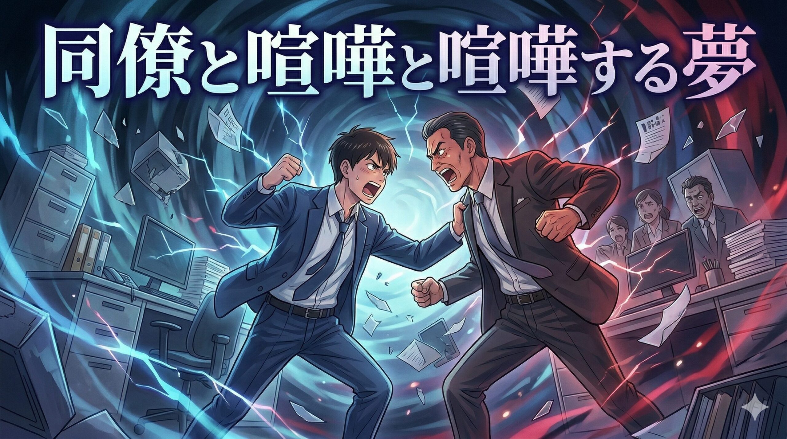 同僚と喧嘩する夢の意味