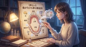 歯が欠ける夢は吉夢か凶夢？欠けた場所別の意味