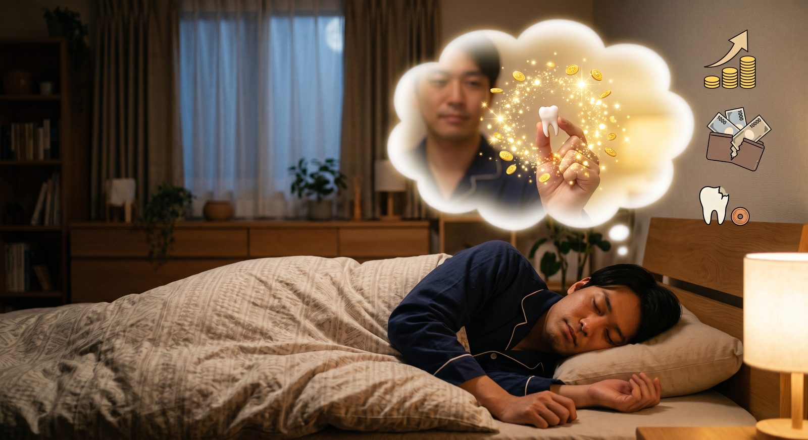 歯が抜ける夢と宝くじの関係