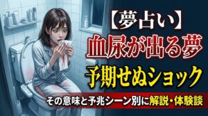 血尿が出る夢は何のサイン？意味をシーン別に解説